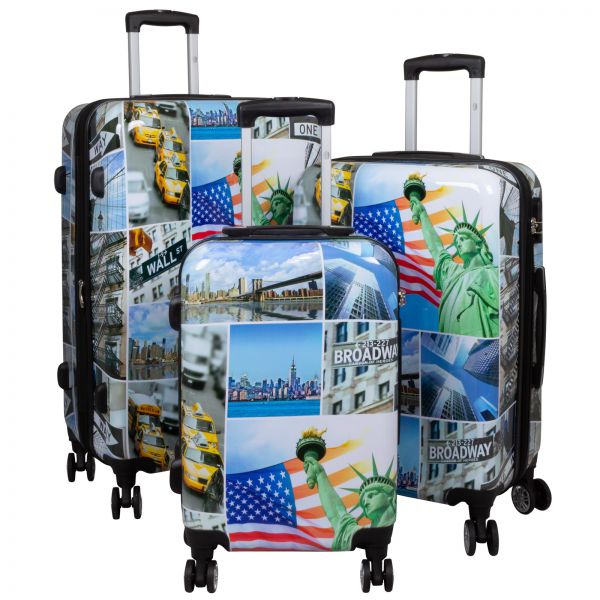 Polycarbonat Koffer- und Kofferset 3tlg Liberty