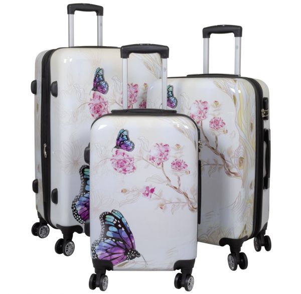 Polycarbonat-Koffer und Kofferset Butterfly II