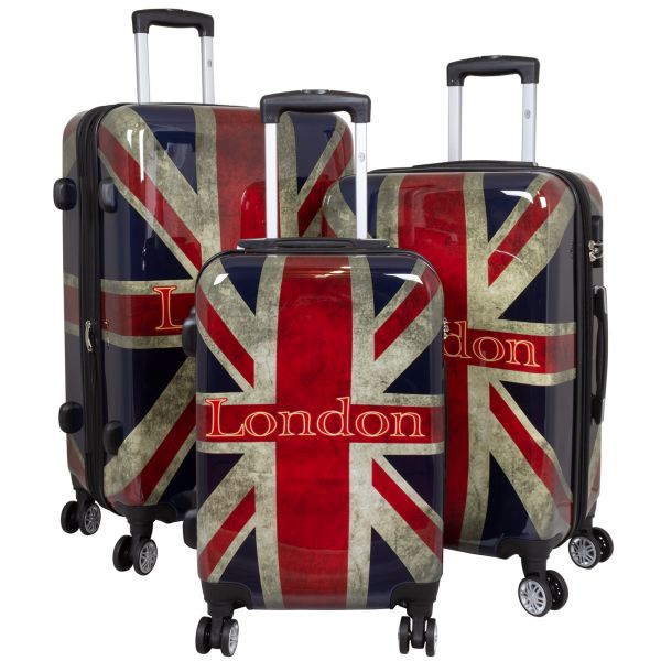Polycarbonat Koffer- und Kofferset 3tlg London
